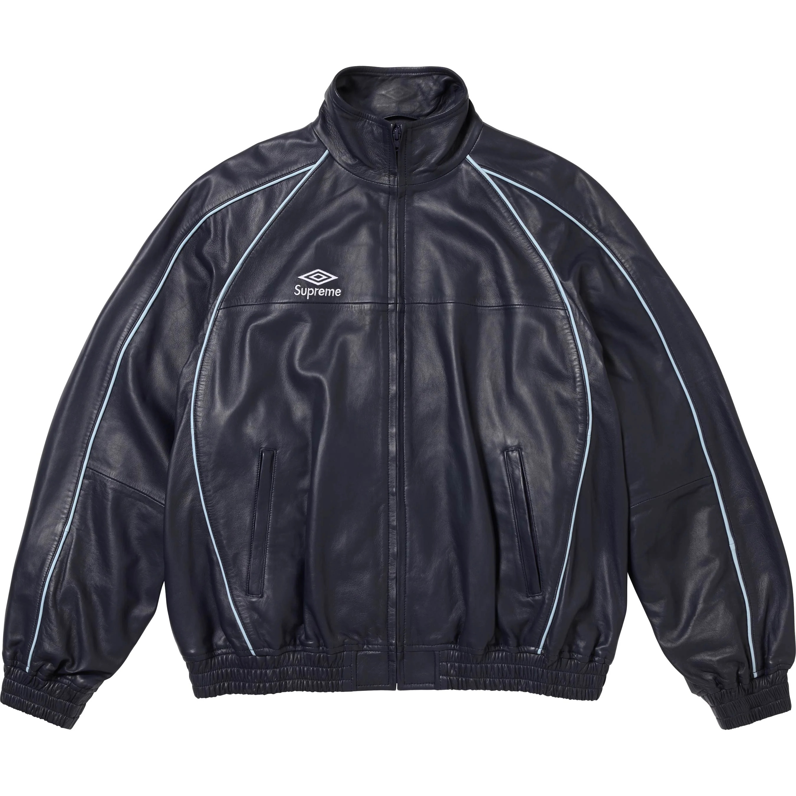 Supreme®/Umbro® Leather Track Jacket view 18